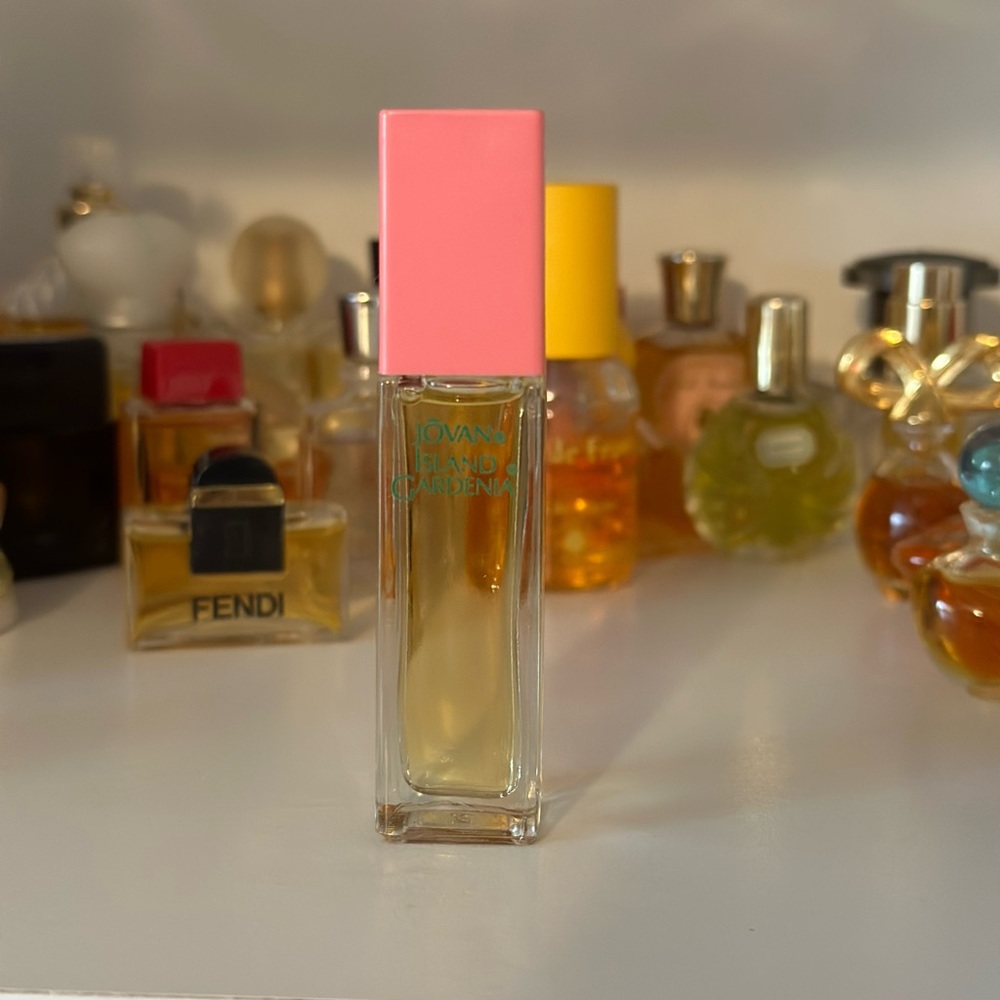 Jōvan Island Gardenia Vintage-Retro Scent Mini Perfume